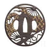 A Japanese tsuba, circa 1780