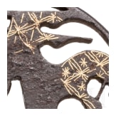 A Japanese tsuba, circa 1780