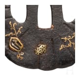 A Japanese tsuba, circa 1830