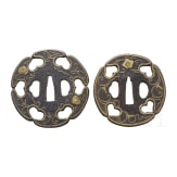 Two Japanese tsubas, circa 1650