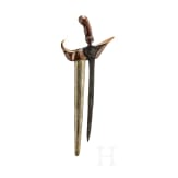 A Javanese kris, Yogyakarta, blade from the 18th century, hilt and scabbard later