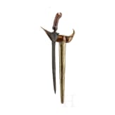 A Javanese kris, Yogyakarta, blade from the 18th century, hilt and scabbard later