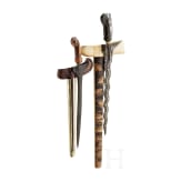 Two Indonesian kerises, 20th century