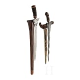 Two Indonesian kerises, 19th/20th century