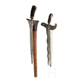 Two Indonesian kerises, 19th/20th century