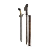 Batak-Schwert und Kris, Indonesien, 19. - 20. Jhdt.