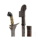 Batak-Schwert und Kris, Indonesien, 19. - 20. Jhdt.