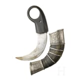 A Sumatran Korambi knife, circa 1900