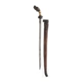 A Malayan golok, 19th century
