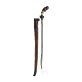 A Malayan golok, 19th century