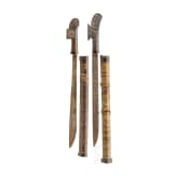 Two Malaysian Klewang, circa 1900