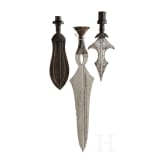 Three Central African knives
