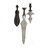 Three Central African knives