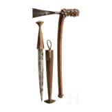 A dagger and a hatchet, central/northern Africa