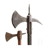A late Victorian German battle axe, circa 1900