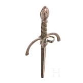 A German left-handed dagger, early 17th century