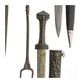 Kleine Sammlung Messer und Dolche, 16. bis 20. Jhdt.