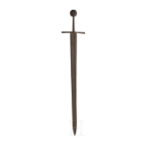 A German knightly sword, historicism in 13th century style, 19th century