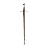 A knightly sword, collector's replica in the style of the 14th century