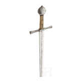 A knightly sword, collector's replica in the style of the 15th century