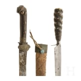 Jagdplaute, deutsch und Dolch, S&uuml;ditalien, 18. Jhdt.