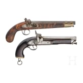 Zwei Pistolen, indische Kolonialfertigungen, 19./20. Jhdt.