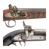 Zwei Pistolen, indische Kolonialfertigungen, 19./20. Jhdt.