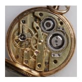 Kleine Jugendstil-Taschenuhr mit Emaille, Paris, um 1900