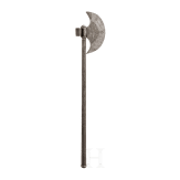 A Persian full-metal axe, 19th century