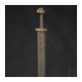 A Scandinavian Viking sword with an inscribed blade, 10th century