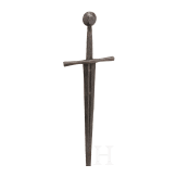An North Italian knightly hand-and-a-half sword, mid-14th century