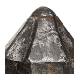 An eight-sided pommel of a knightly Italian or German hand-and-a-half sword, circa 1500