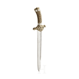A Viennese hunting dagger with a knife, J. H. Hausmann, 19th century