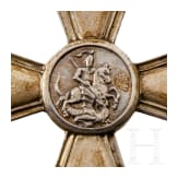 Two Russian St. George Crosses, privately manufactured, Russian/German, 19th/early 20th century