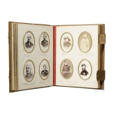 Empress Elisabeth of Austria – a photograph album with 19th century public figures