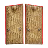 A pair of Russian shoulder boards for a major general, circa 1910