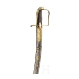 A German lion's head sabre for hussar officers, late 18th century