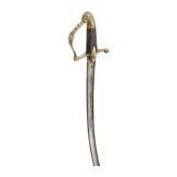 A lion's head sabre for officers of the light cavalry, circa 1810