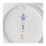 Emperor Wilhelm II - a KPM Neuosier plate from the royal dinner service, dated 1911