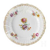 Emperor Wilhelm II - six Neuosier KPM plates from the royal dinner service, 1891 - 1910