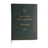 August Graf von Bismarck (1849 - 1920) - Ehrenmitgliedschafts-Urkunde des Vereins Deutscher Trabrennstallbesitzer und Traberzüchter zu Berlin, 1912