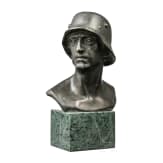 Fritz Paul Zimmer (1895 - 1975) - Bronzebüste eines Soldaten