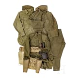 Gruppe Uniformen und Ausrüstung von US-Soldaten im 1. Weltkrieg