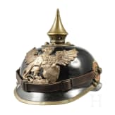 Helm M 1895 aus Eisenblech für Mannschaften der Linieninfanterie