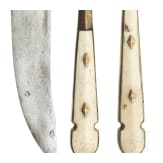 Three pieces of hunting cutlery, 1st half of the 19th century