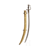 A Nepalese tulwar with gilt scabbard, 18th/19th century