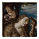 B&uuml;&szlig;ende Maria Magdalena auf Kupfer, Flandern/Italien, 17. Jhdt.