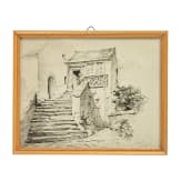 Kleine Sammlung Zeichnungen und Aquarelle, deutsch und Niederlande, 19. Jhdt.