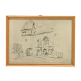 Kleine Sammlung Zeichnungen und Aquarelle, deutsch und Niederlande, 19. Jhdt.