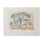 Herbert Siebner (1925 - 2008) - Farblithographien und Serigraphien mit pers&ouml;nlichen Widmungen, 2. H&auml;lfte 20. Jhdt.
